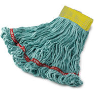 16 OZ Web Foot® Blend Wet Mop, 5 IN Headband, Green